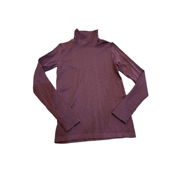 Athleta 2pc Long Sleeve Turtleneck Yoga Tops Size Medium - Picture 4 of 6